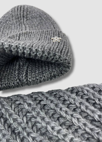 Женский зимний комплект шапка + хомут - Сандра No Brand Жіночий зимовий комплект (365438675)