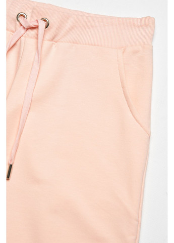 Розовые спортивные демисезонные классические брюки Let's Shop