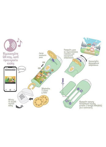 Аудіоказка з проєктором Джек і бобове стебло (AF6339JB) Ambo Funtamin (353221394)