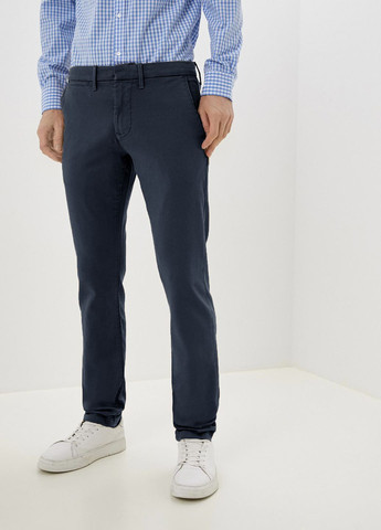 Темно-синие кэжуал демисезонные брюки Pepe Jeans