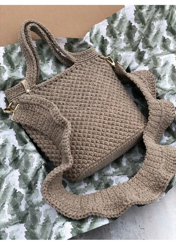 Сумка в'язана ручна праця Viola Knittingmoda (381044842)