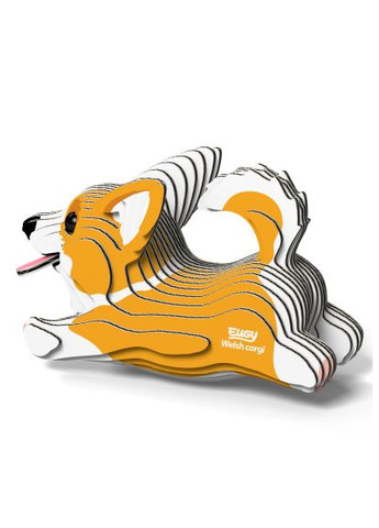 Пазл 3D Зоопарк Вельш корги (XEG-080) Eugy 3D Зоопарк Вельш коргі (366069982)