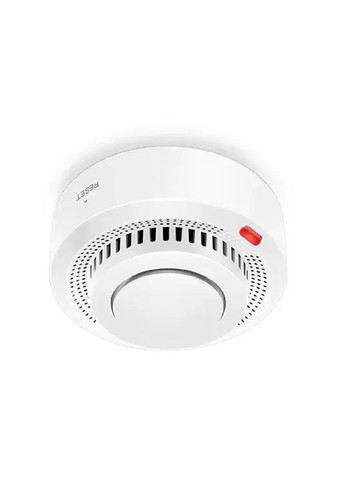 Умный датчик детектор дыма дымовая пожарная сигнализация с WiFi Bluetooth сиреной 80х38х52 мм (476350-Prob) Белый Unbranded (279518093)