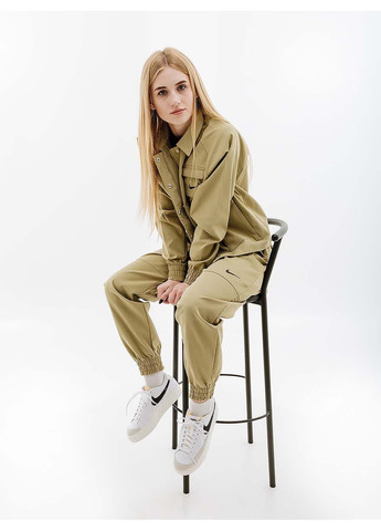 Жіночі Штани W NSW SWSH PANT WVN Хакі Nike (367595817)