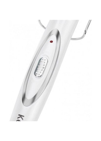 Професійна потрійна плойка для волосся керамічна щипці km-1010 Pro Золотисто-біла Kemei (306716540)