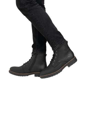 Черные зимние ботинки Rieker