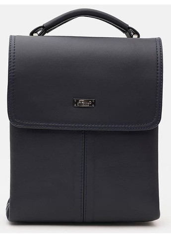 Сумка планшет через плече чоловіча з натуральної шкіри синій 36609 Ricco Grande (353690157)