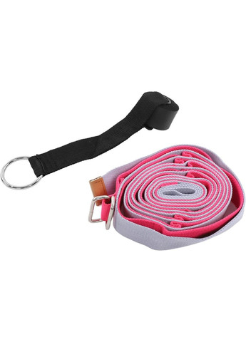 Фитнесэластичный пояс ремень для растягивающейся йоги 3.1м Розовый с серым No Brand (300657569)