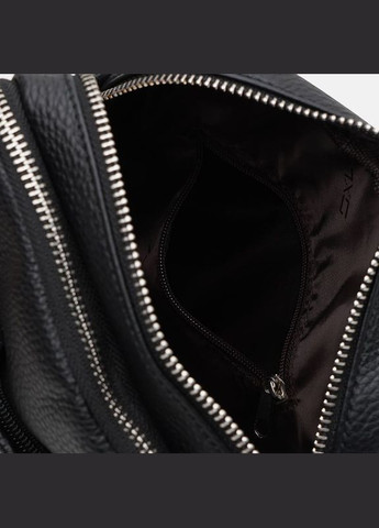 Сумка чоловіча через шкіряне плече K11183bl Чорний Keizer (302008907)