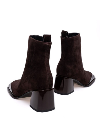 Коричневые демисезонная ботильоны 01745 коричневые Brocoli