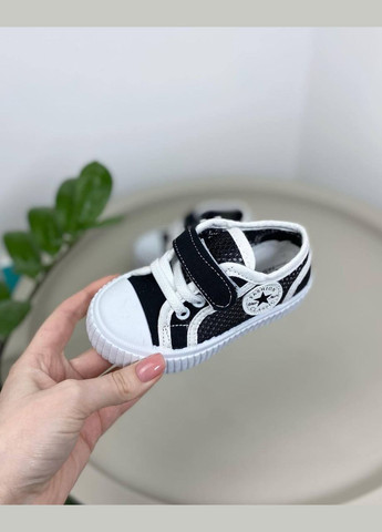 Чорні літні дитячі кросівки чорні 870 No Brand