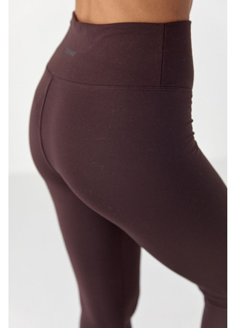 Утепленные эластичные лосины Oysho - коричневый цвет Lurex (370601987)