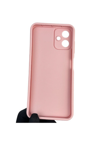 Чохол силіконовий Soft Touch з 3D принтом для Galaxy A06 (SM-A065) рожевий (Повний захист камери) Samsung (371652980)