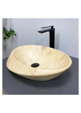 Умивальник (раковина) ROTELLO BEIGE ONYX MATT накладний VBI (393112190)