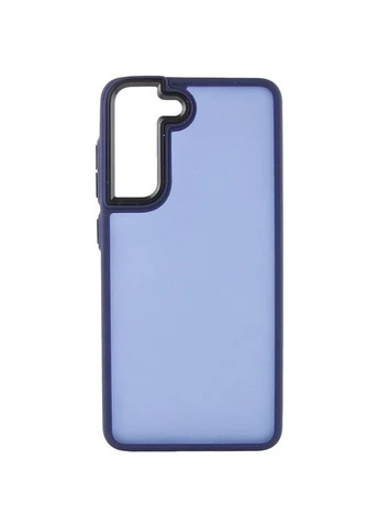 Чехол TPU+PC Lyon Frosted для Samsung Galaxy S22 Темно синий Epik (373256900)