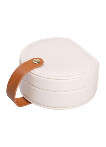 Скринька для прикрас з еко шкіри 10×9×4.5 см органайзер для ювелірних виробів HP-5-31BE (A-033886) Yiwu (356729186)