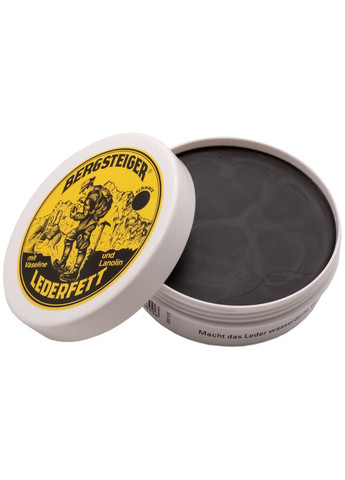Водоотталкивающая пропитка для обуви HeySport BergsteigerLeather-Grease black 150 ml (20890000) HEY-sport (316396434)