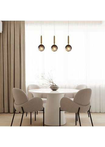 Стеклянный подвес 15см с графитовым градиентом (800-P3002-1). No Brand (370069932)