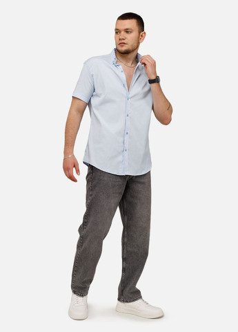 Чоловіча сорочка з коротким рукавом колір блакитний ЦБ-00250761 G-Port (297136479)