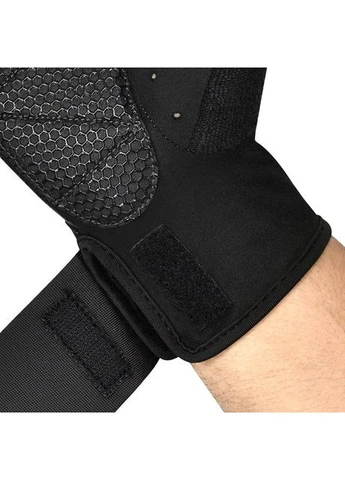 Перчатки для фитнеса RDX W3 BLACK WITH EVA PADDING No Brand (362915024)