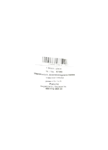 Датчик износа тормозных колодок (передних) Porsche Cayenne/VW Touareg 10 57350 (opt-om) AIC (345780059)