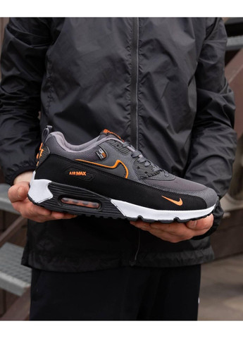 КРОСІВКИ ЖІНОЧІ NIKE AIR MAX 90 SILVER ORANGE НАЙК АІР МАКС 90 No Brand білі демісезони (367170854)