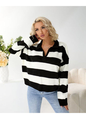 Черный демисезонный свитер — замер в описании GD/GL Модний простір