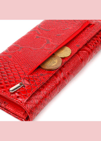 Яркий лакированный кошелек для женщин из натуральной фактурной кожи 21610 Canpellini (298569650)