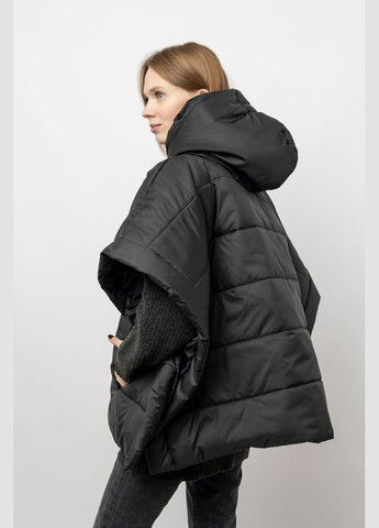 Черная демисезонная женская куртка цвет черный cb-00235477 Yuki