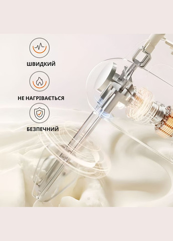 Міксер стаціонарний CX-6620 з чашею та двома насадками, білий Sokany (322126110)