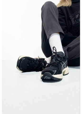 КРОСІВКИ ЖІНОЧІ ASICS GEL-1130 BLACK АСІКС ГЕЛЬ 1130 No Brand чорні демісезони (368858311)
