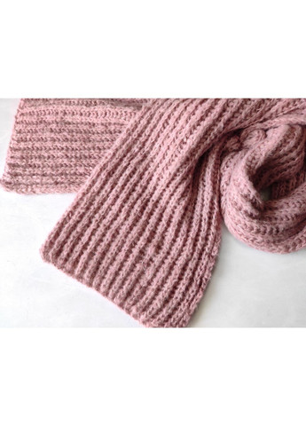 В'язаний зимовий шарф ручної роботи з мериносу кольору чайної троянди No Brand (369612458)