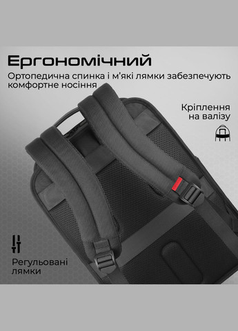 Рюкзак для ноутбука Paramount BP 15.6" Black Promate (341490031)