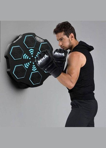 Музыкальная интеллектуальная боксерская машина тренажер, 44*44*7,5 см, груша для бокса с LED подсветкой+ перчатки, Bluetooth No Brand (318307640)