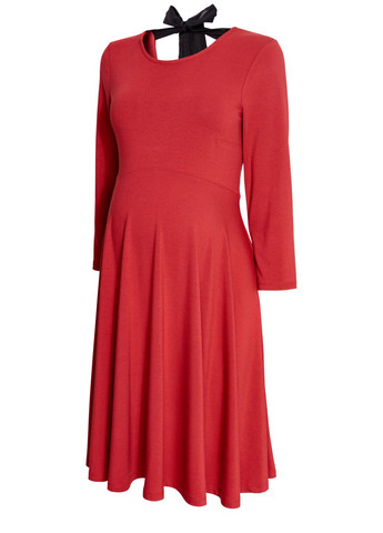Темно-коричневое платье демисезон,темно-красный, mama H&M