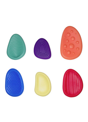 Силіконові сенсорні камінці. Набір з 6 шт No Brand (333828206)