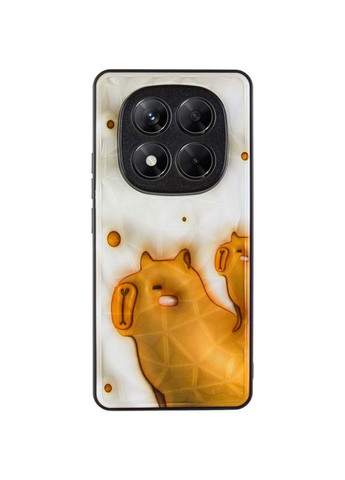 Чехол TPU+PC Prisma Fluffie для Xiaomi Redmi Note 14 Pro 5G Capybara No Brand (340064082)