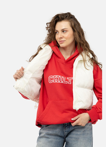 Жіночий утеплений жилет колір молочний ЦБ-00242085 Madmext (294913816)