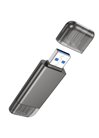 USB-хаб USB/Type-C 3.0 High-Speed Card Reader (6942007604819) Hoco HB39 (369609549)