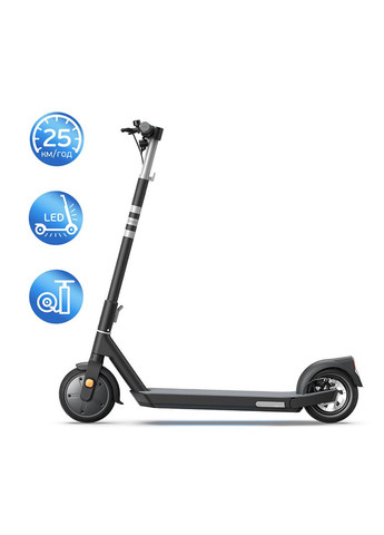 Електросамокат Black 9", 300(600)W, 9.8Ah, 40km, 25km\h, 20%, NFC, App, 16kg OKAI ES20-NEON (342722284)