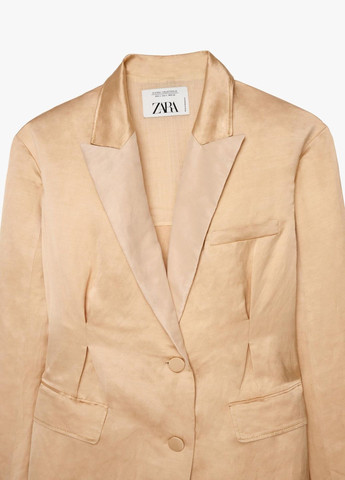 Светло-розовое демисезонное Пальто Zara