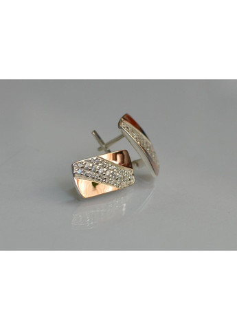 Сережки срібні з золотом Silver Style (367112872)