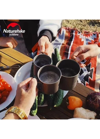 Кружка титанова з ручкою 450 мл NH20CJ005 (A-017080) Naturehike (381493995)