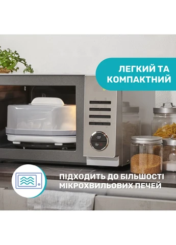 Стерилізатор для мікрохвильової печі (65846.60) Chicco (381920939)