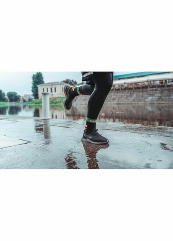 Шкарпетки водонепроникні Running, p-p S, з помаранчевими смугами DexShell (353502027)