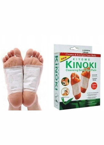 Пластырь для ног 10 шт KINOKI детоксикационный очищающий для вывода токсиновобмена веществ Kiyome Kinoki (315501339)