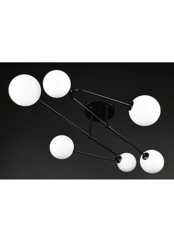 Люстра потолочная на 6 лампочек 27900 Черный 25х80х80 см. Sunnysky (335975016)