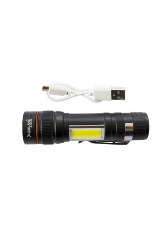 Тактический фонарь POLICE 520 T6 фонарик 300 Lumen USB BL (373394357)