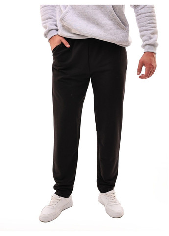 Черные демисезонные брюки No Brand