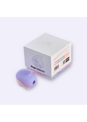 Вакуумний кліторальний смарт-стимулятор Unicorn Purple з вібрацією Magic Motion (333333106)